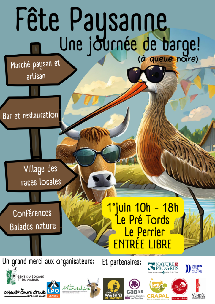 Affiche Une journée de Barge - Le Pré Tords