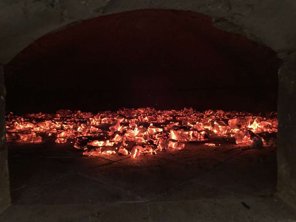 le four à bois - ferme de Kerbleust