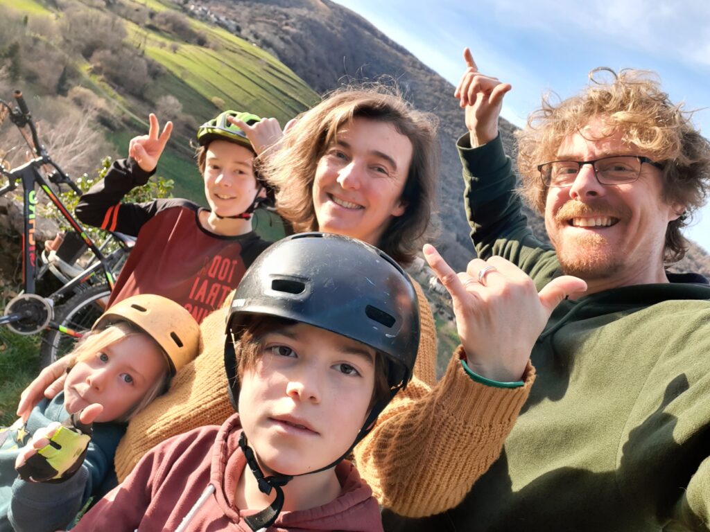 Nicolas de Caluwé et sa famille - Ferme Les Sourcés
