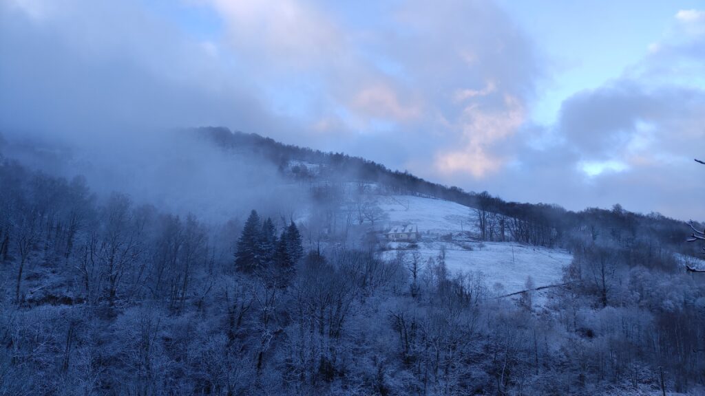 La ferme en hiver