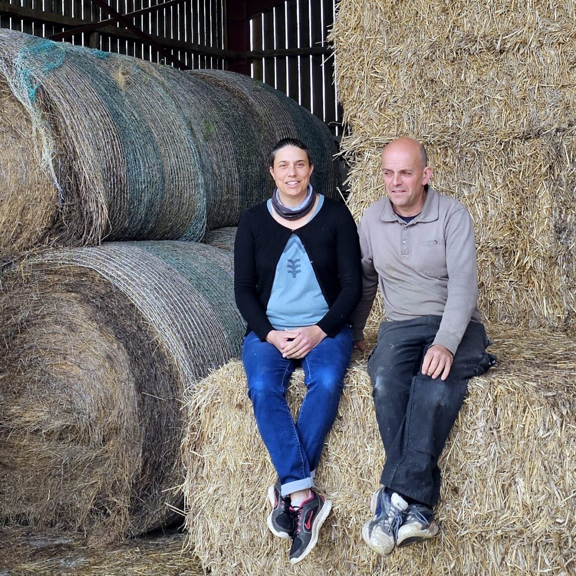 La ferme des Gambettes – Maud Gourbil et Nicolas Rabiller Maud Gourbil et Nicolas Rabiller - photo Guy Epain