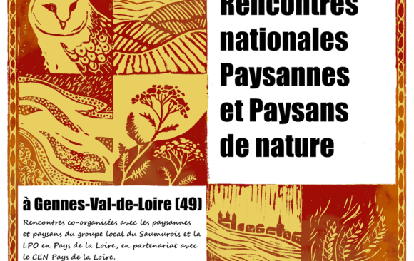 Affiche rencontres nationales Paysans de nature 2026